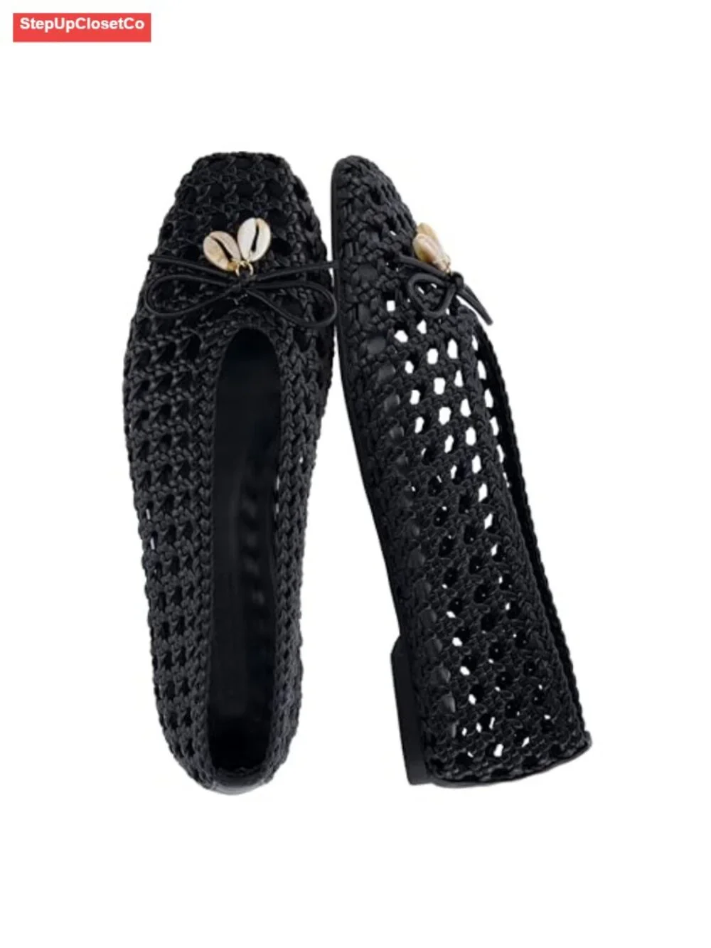 Cushionaire Witty Hand Woven Ballet Flats for Women